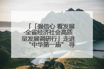 「强信心 看发展·全省经济社会高质量发展调研行」走进“中华第一庙” 寻根伏羲 祭祖龙城