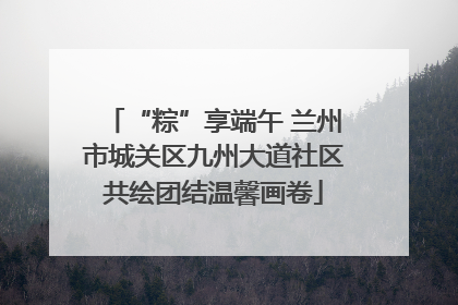 “粽”享端午 兰州市城关区九州大道社区共绘团结温馨画卷