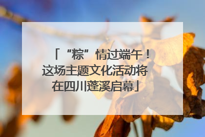 “粽”情过端午！这场主题文化活动将在四川蓬溪启幕