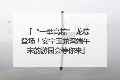 “一举高粽” 龙粽登场！安宁玉龙湾端午宋韵游园会等你来