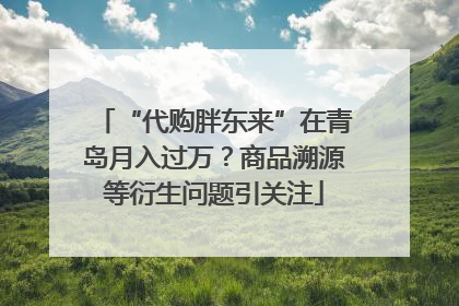“代购胖东来”在青岛月入过万？商品溯源等衍生问题引关注