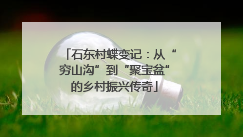 石东村蝶变记：从“穷山沟”到“聚宝盆”的乡村振兴传奇