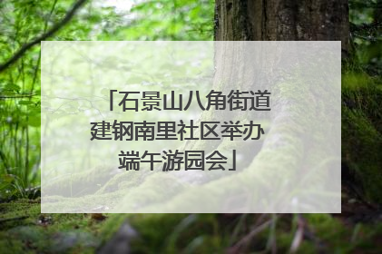 石景山八角街道建钢南里社区举办端午游园会