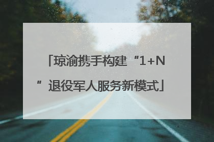琼渝携手构建“1+N”退役军人服务新模式