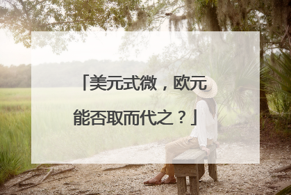 美元式微，欧元能否取而代之？