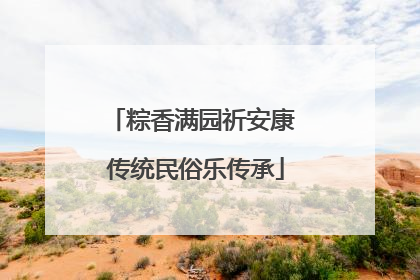 粽香满园祈安康 传统民俗乐传承