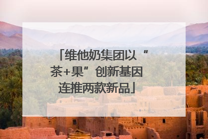 维他奶集团以“茶+果”创新基因连推两款新品