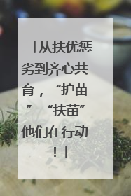 从扶优惩劣到齐心共育，“护苗”“扶苗”他们在行动！
