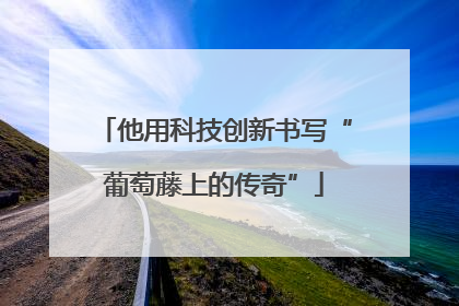 他用科技创新书写“葡萄藤上的传奇”