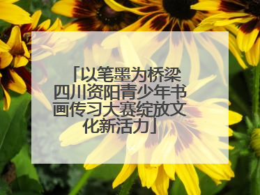 以笔墨为桥梁 四川资阳青少年书画传习大赛绽放文化新活力