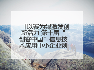 以赛为媒激发创新活力 第十届“创客中国”信息技术应用中小企业创新创业大赛举行