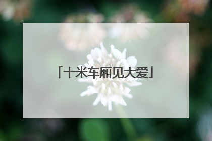 十米车厢见大爱