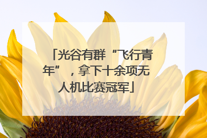 光谷有群“飞行青年”，拿下十余项无人机比赛冠军