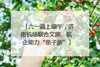 六一遇上端午，济南机场联合文旅、航企助力“亲子游”