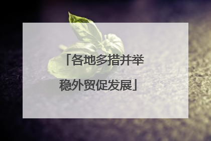 各地多措并举稳外贸促发展