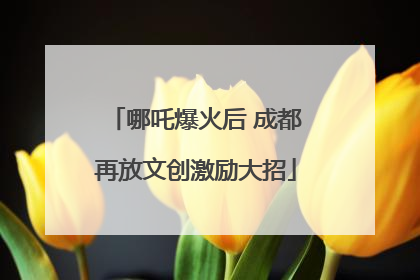 哪吒爆火后 成都再放文创激励大招