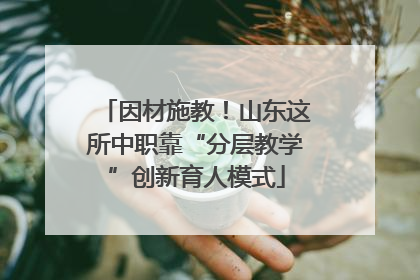 因材施教！山东这所中职靠“分层教学”创新育人模式