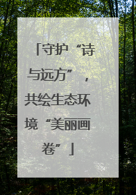 守护“诗与远方”，共绘生态环境“美丽画卷”