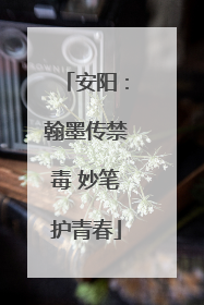 安阳：翰墨传禁毒 妙笔护青春
