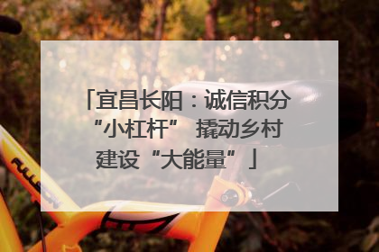 宜昌长阳：诚信积分“小杠杆” 撬动乡村建设“大能量”