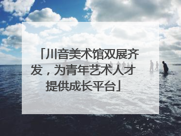川音美术馆双展齐发，为青年艺术人才提供成长平台
