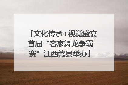 文化传承+视觉盛宴 首届“客家舞龙争霸赛”江西赣县举办