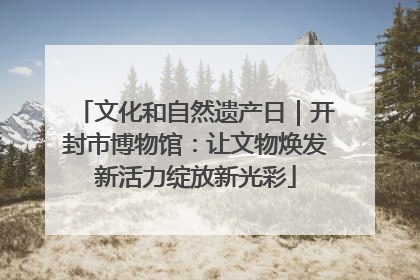 文化和自然遗产日｜开封市博物馆：让文物焕发新活力绽放新光彩