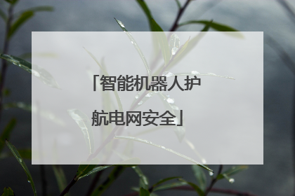 智能机器人护航电网安全