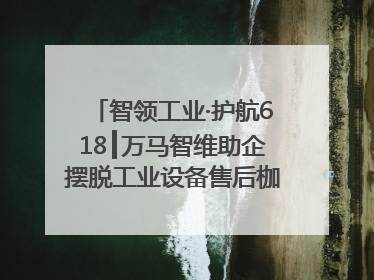 智领工业·护航618┃万马智维助企摆脱工业设备售后枷锁，实现服务与效能价值共振！