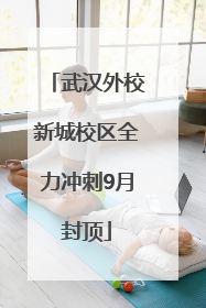 武汉外校新城校区全力冲刺9月封顶