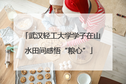 武汉轻工大学学子在山水田间感悟“粮心”