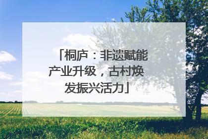 桐庐：非遗赋能产业升级，古村焕发振兴活力