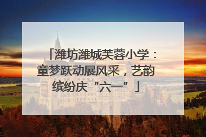 潍坊潍城芙蓉小学：童梦跃动展风采，艺韵缤纷庆“六一”