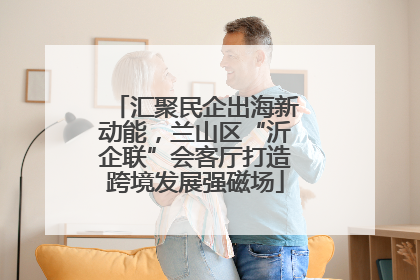 汇聚民企出海新动能，兰山区“沂企联”会客厅打造跨境发展强磁场