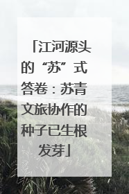 江河源头的“苏”式答卷：苏青文旅协作的种子已生根发芽