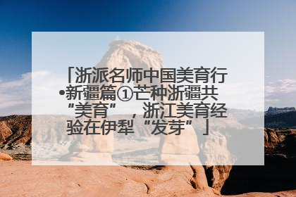 浙派名师中国美育行•新疆篇①芒种浙疆共“美育”，浙江美育经验在伊犁“发芽”