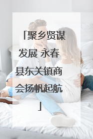 聚乡贤谋发展 永春县东关镇商会扬帆起航