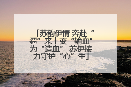 苏韵伊情 奔赴“疆”来丨变“输血”为“造血” 苏伊接力守护“心”生