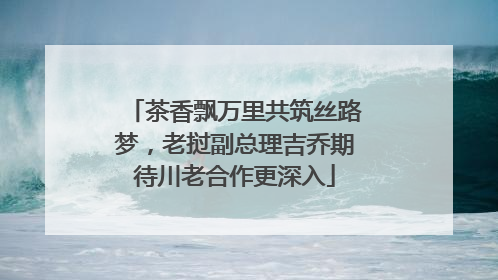 茶香飘万里共筑丝路梦，老挝副总理吉乔期待川老合作更深入