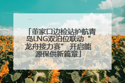 董家口边检站护航青岛LNG双泊位联动“龙舟接力赛” 开启能源保供新篇章