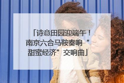 诗意田园迎端午！南京六合马鞍奏响“甜蜜经济”交响曲