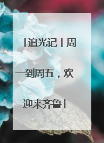 追光记丨周一到周五，欢迎来齐鲁