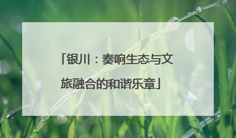银川：奏响生态与文旅融合的和谐乐章