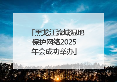 黑龙江流域湿地保护网络2025年会成功举办