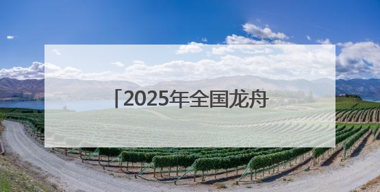 2025年全国龙舟大联动暨南宁龙舟公开赛5月31日举办