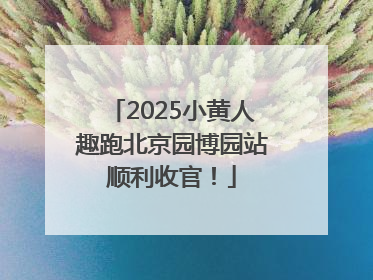 2025小黄人趣跑北京园博园站顺利收官！